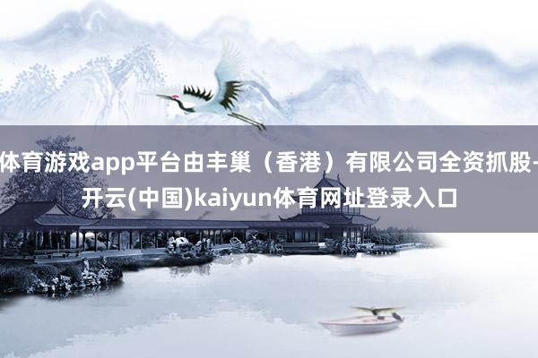体育游戏app平台由丰巢（香港）有限公司全资抓股-开云(中国)kaiyun体育网址登录入口